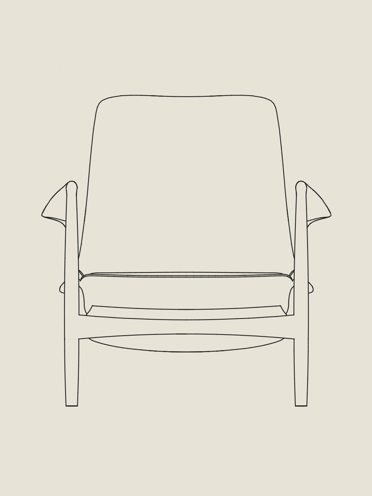 The Seal Lounge Chair, High Back - Custom