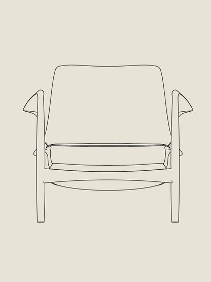 The Seal Lounge Chair, Low Back - Custom