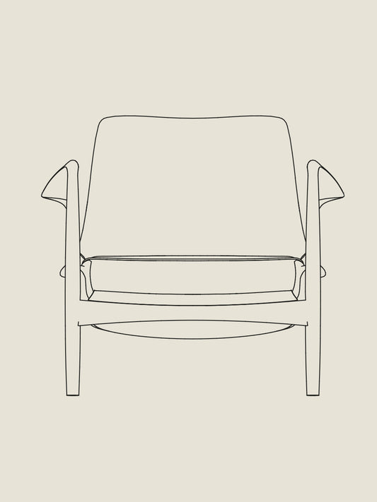 The Seal Lounge Chair, Low Back - Custom