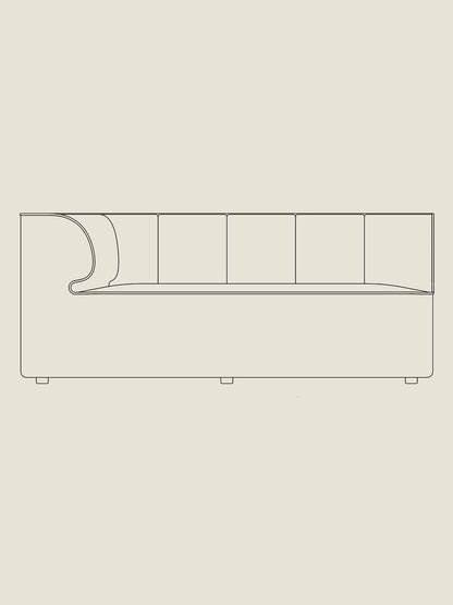 Eave Seamline Modular 34" Corner 68in - Custom