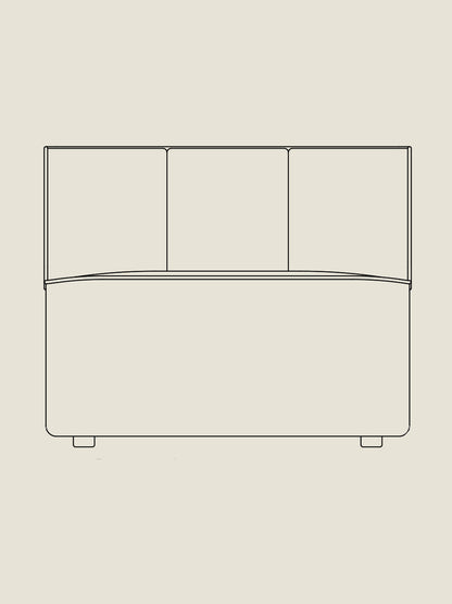 Eave Seamline Modular 34" Open Section - Custom