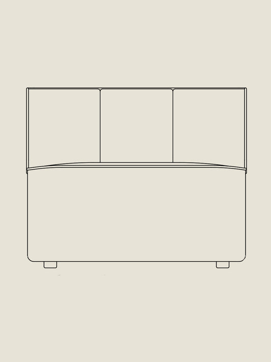 Eave Seamline Modular 34" Open Section - Custom
