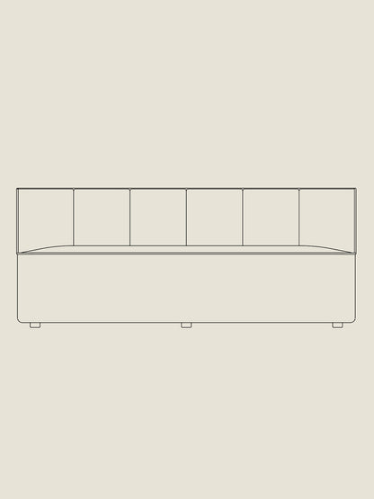 Eave Seamline Modular 34" Open Section 68in - Custom