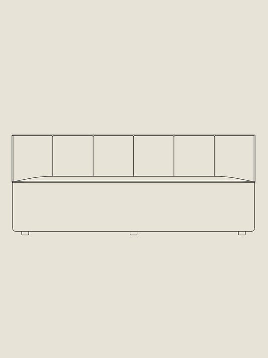 Eave Seamline Modular 34" Open Section 68in - Custom