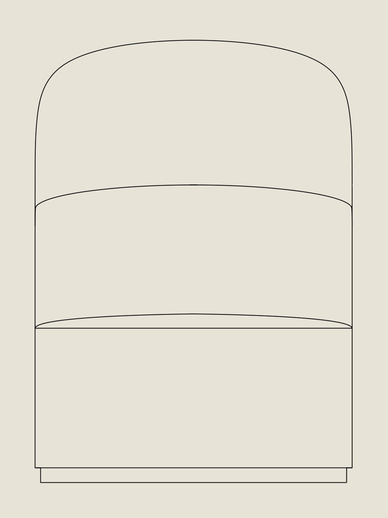 Tearoom Lounge Chair, High Back - Custom