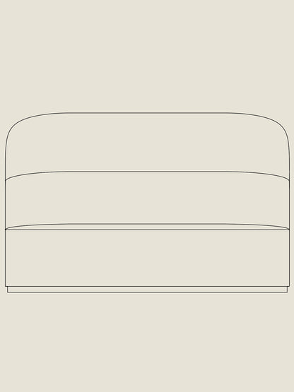 Tearoom Sofa, High Back w/Power Outlet - Custom