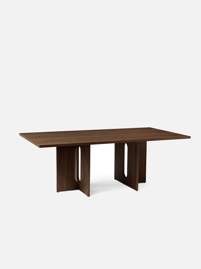Androgyne Dining Table, Rectangular-Dining Table-Danielle Siggerud-Dining Height (83.7in)/Natural Oak-Rectangular - Dark Stained Oak-menu-minimalist-modern-danish-design-home-decor