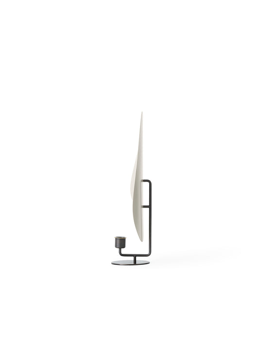 Flambeau Table Candle Holder, Grey