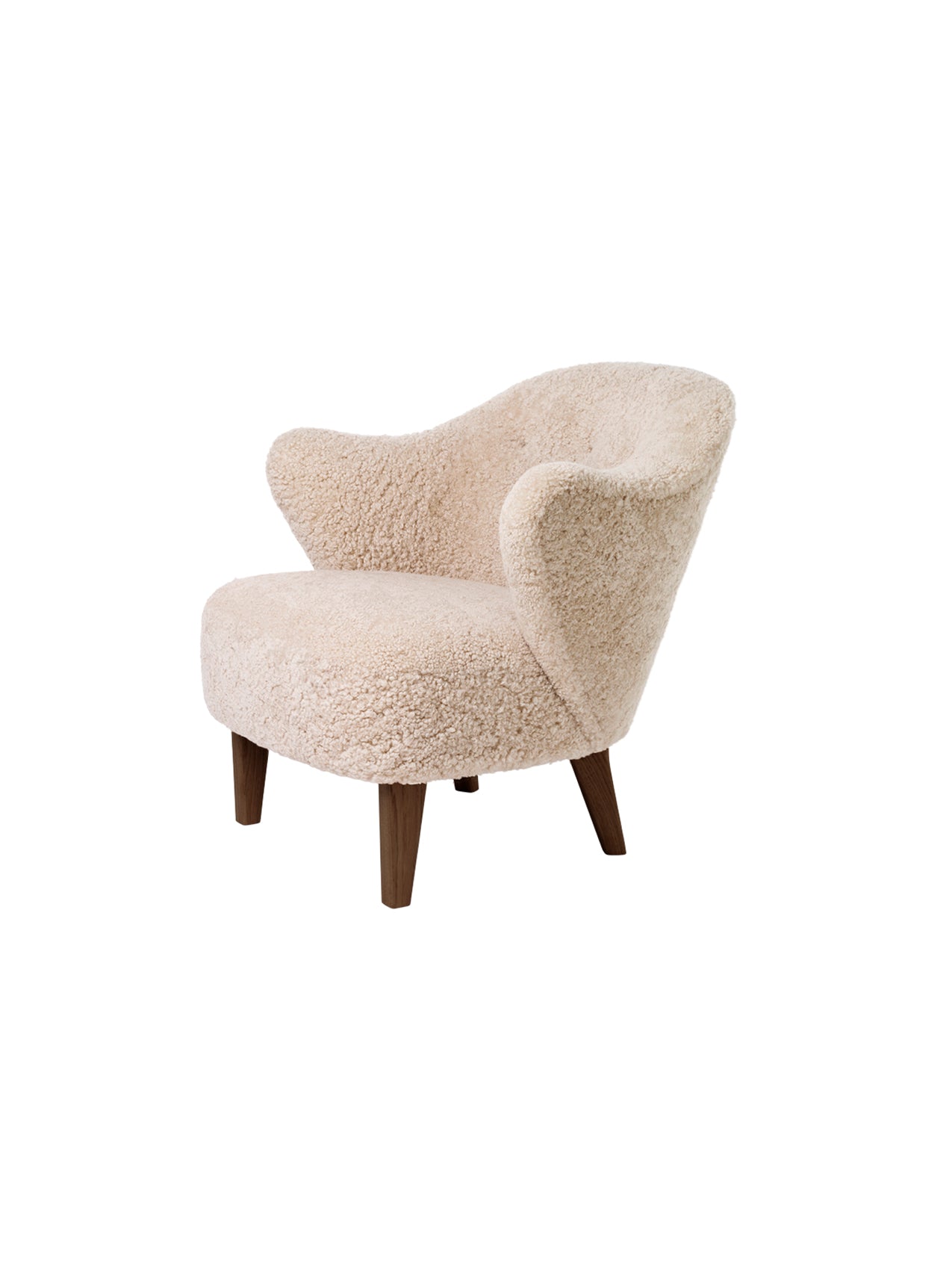 Ingeborg Lounge Chair, Sheepskin-Arm Chairs, Recliners & Sleeper Chairs-MENU Design Shop