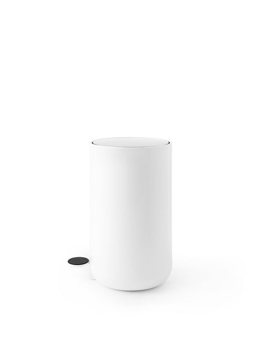 Bath Pedal Bin, White-Waste Bin-MENU Design Shop