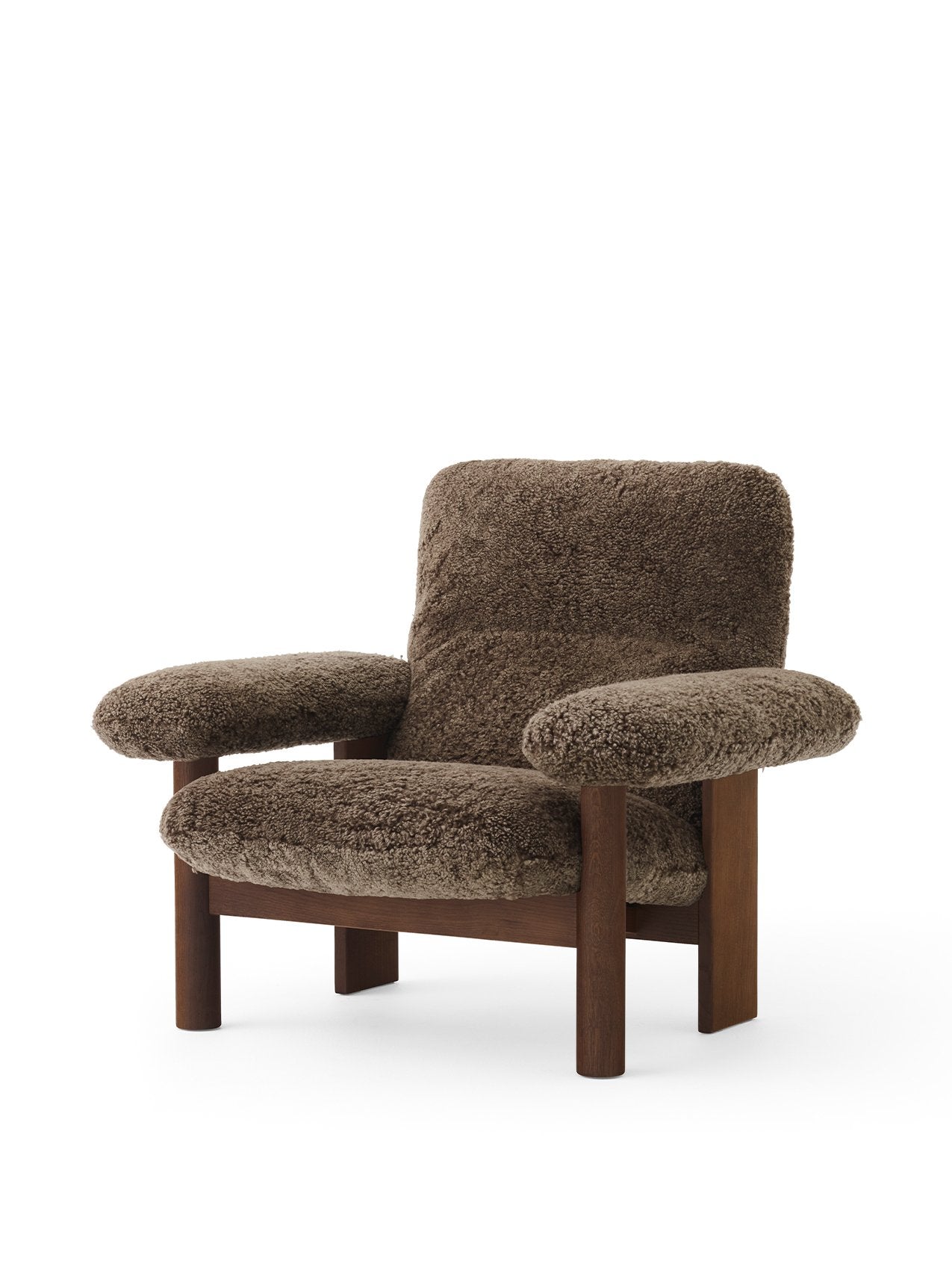 Brasilia, Lounge Chair, Sheepskin-Lounge Chair-MENU Design Shop