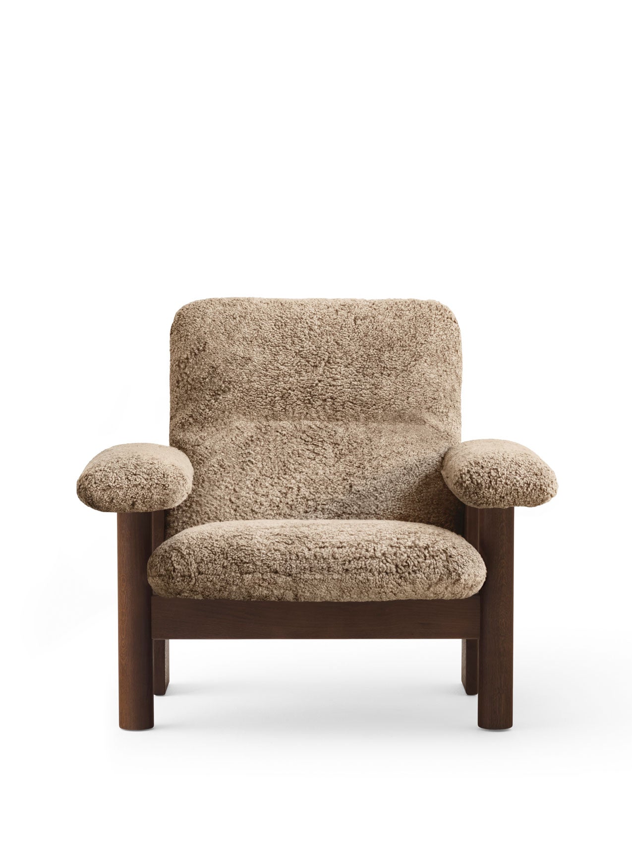 Brasilia, Lounge Chair, Sheepskin by Anderson and Voll | Audo Copenhagen –  Audo Copenhagen