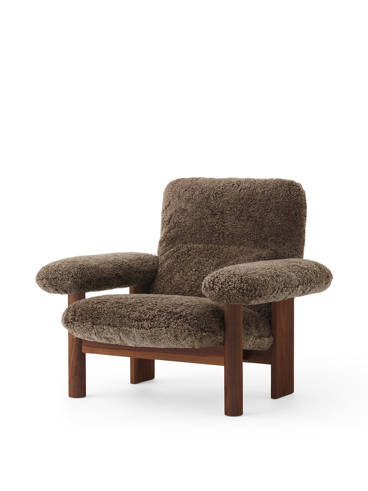 Brasilia, Lounge Chair, Sheepskin-Lounge Chair-MENU Design Shop