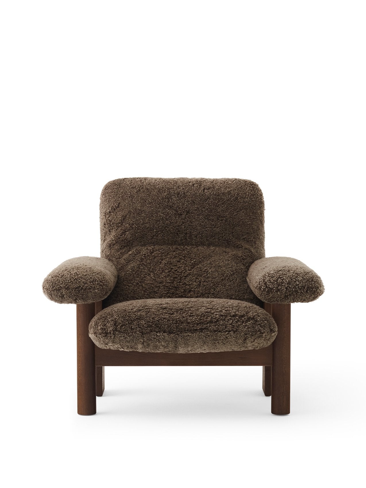 Brasilia, Lounge Chair, Sheepskin-Lounge Chair-MENU Design Shop