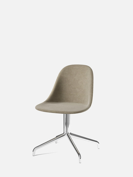 Harbour Side Chair, Upholstered-Chair-Norm Architects-Dining Height (Seat 17.7in H)/Black Steel-751/Fiord2-menu-minimalist-modern-danish-design-home-decor