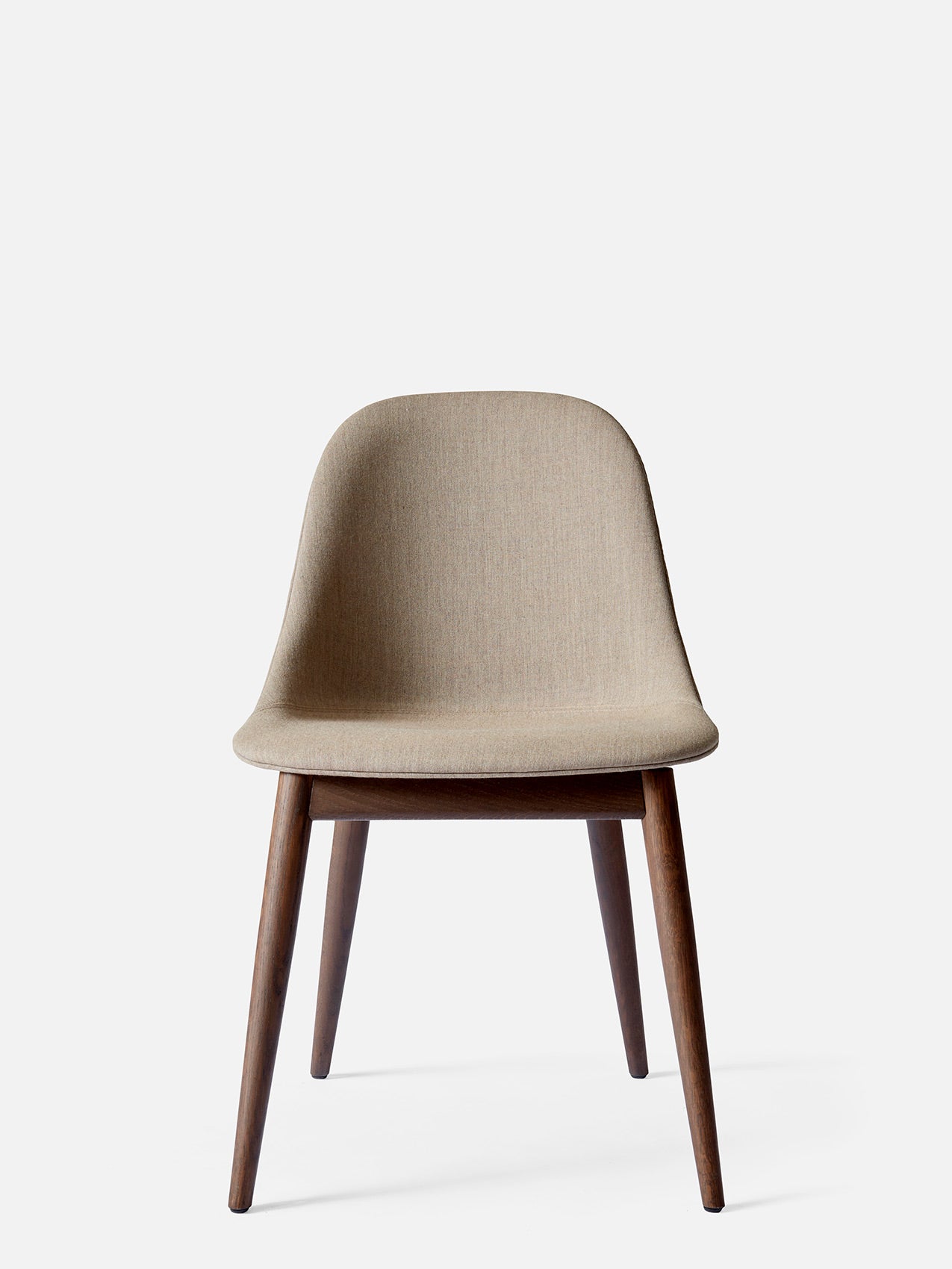 Harbour Side Chair, Upholstered-Chair-Norm Architects-Dining Height (Seat 17.7in H)/Dark Oak-233/Remix3-menu-minimalist-modern-danish-design-home-decor