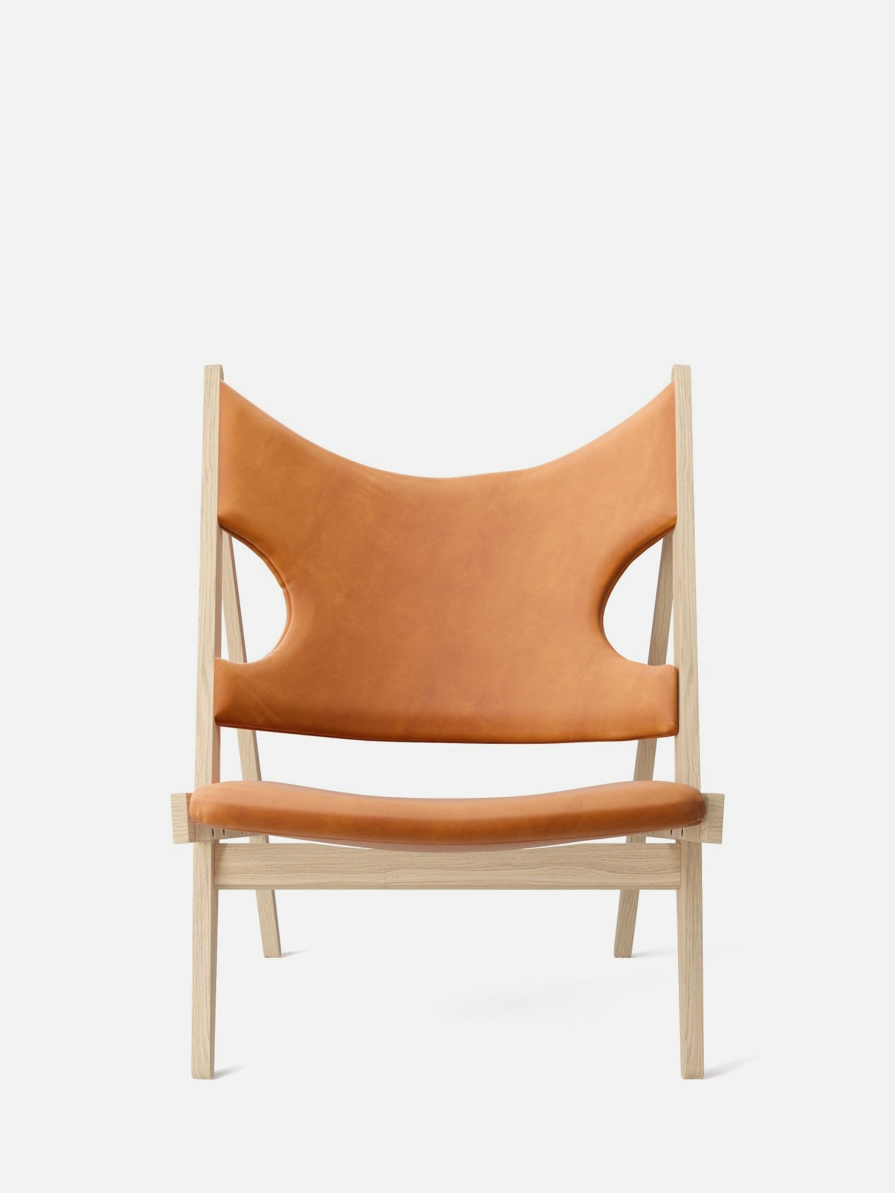 Knitting Chair-Lounge Chair-Ib Kofod-Larsen-Lounge Height (Seat 11.8in H)/Natural Oak-Cognac/Dunes-menu-minimalist-modern-danish-design-home-decor