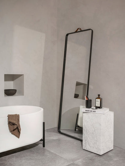 Bath Floor Mirror, Rectangular