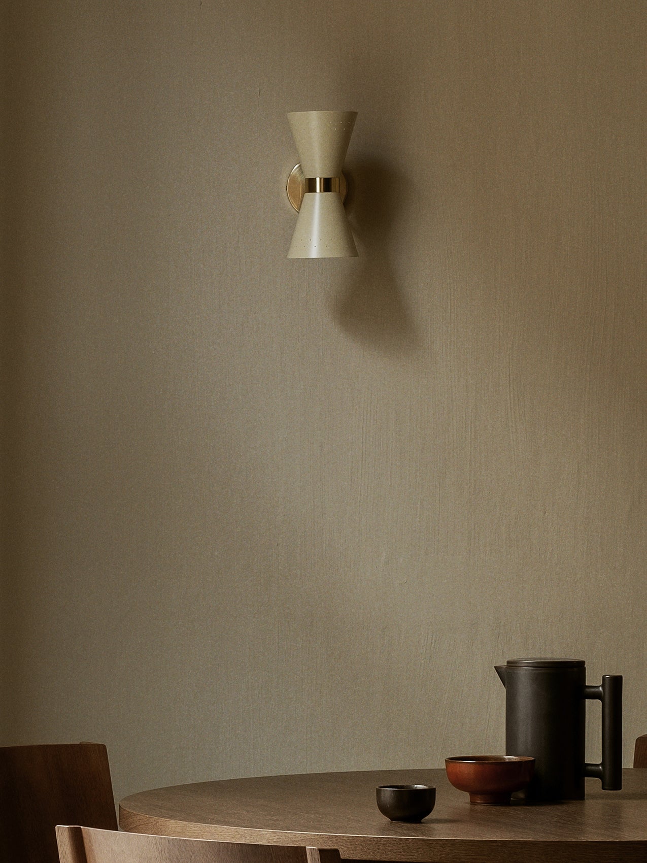 Collector, Wall Lamp, Crème