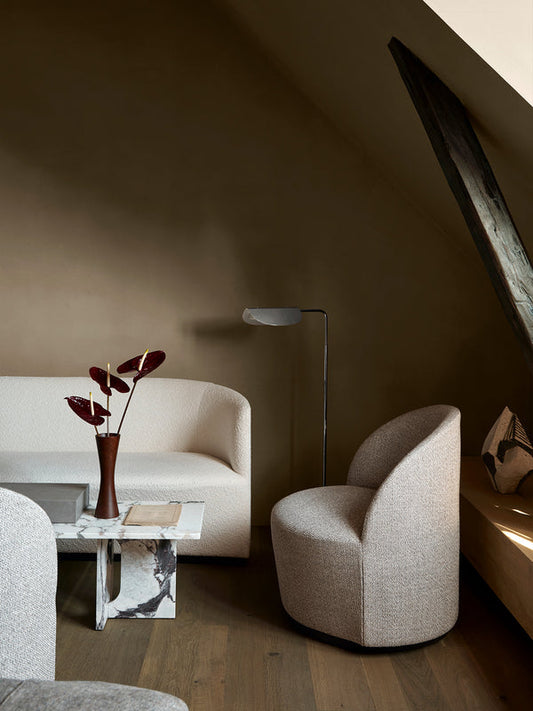 Tearoom Swivel Chair, With Return