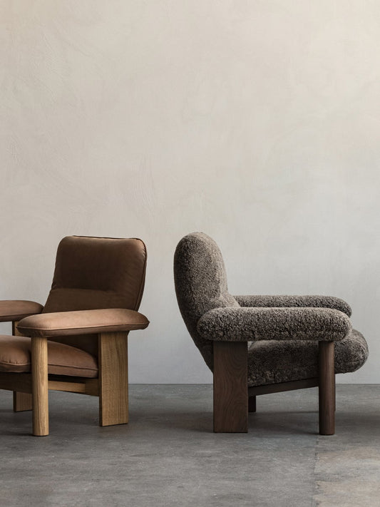 Brasilia, Lounge Chair, Sheepskin-Lounge Chair-MENU Design Shop