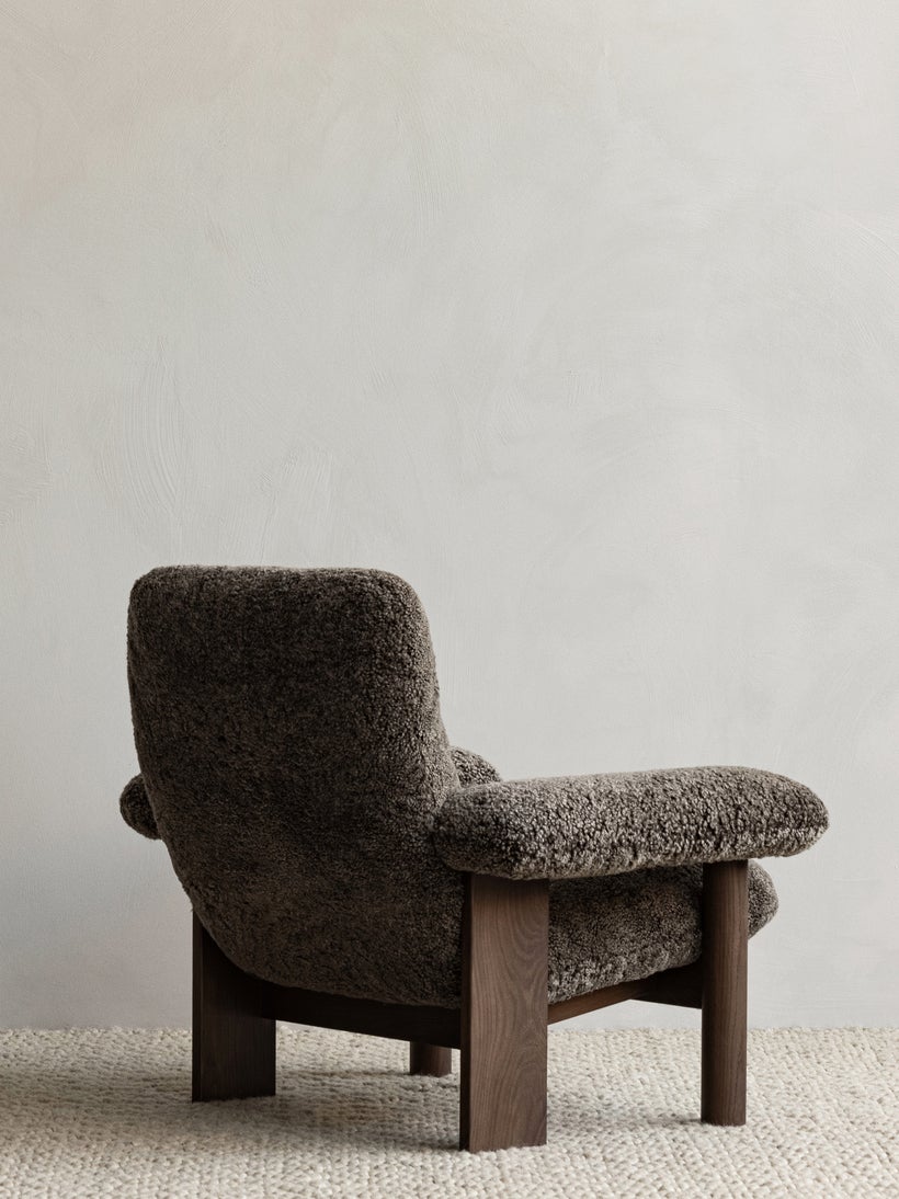 Brasilia, Lounge Chair, Sheepskin-Lounge Chair-MENU Design Shop