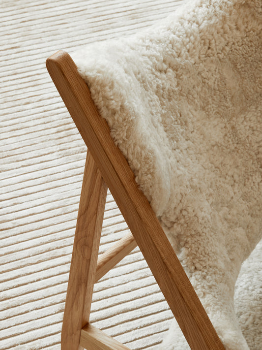 Knitting Chair, Sheepskin Upholstery-Lounge Chair-Ib Kofod-Larsen-menu-minimalist-modern-danish-design-home-decor