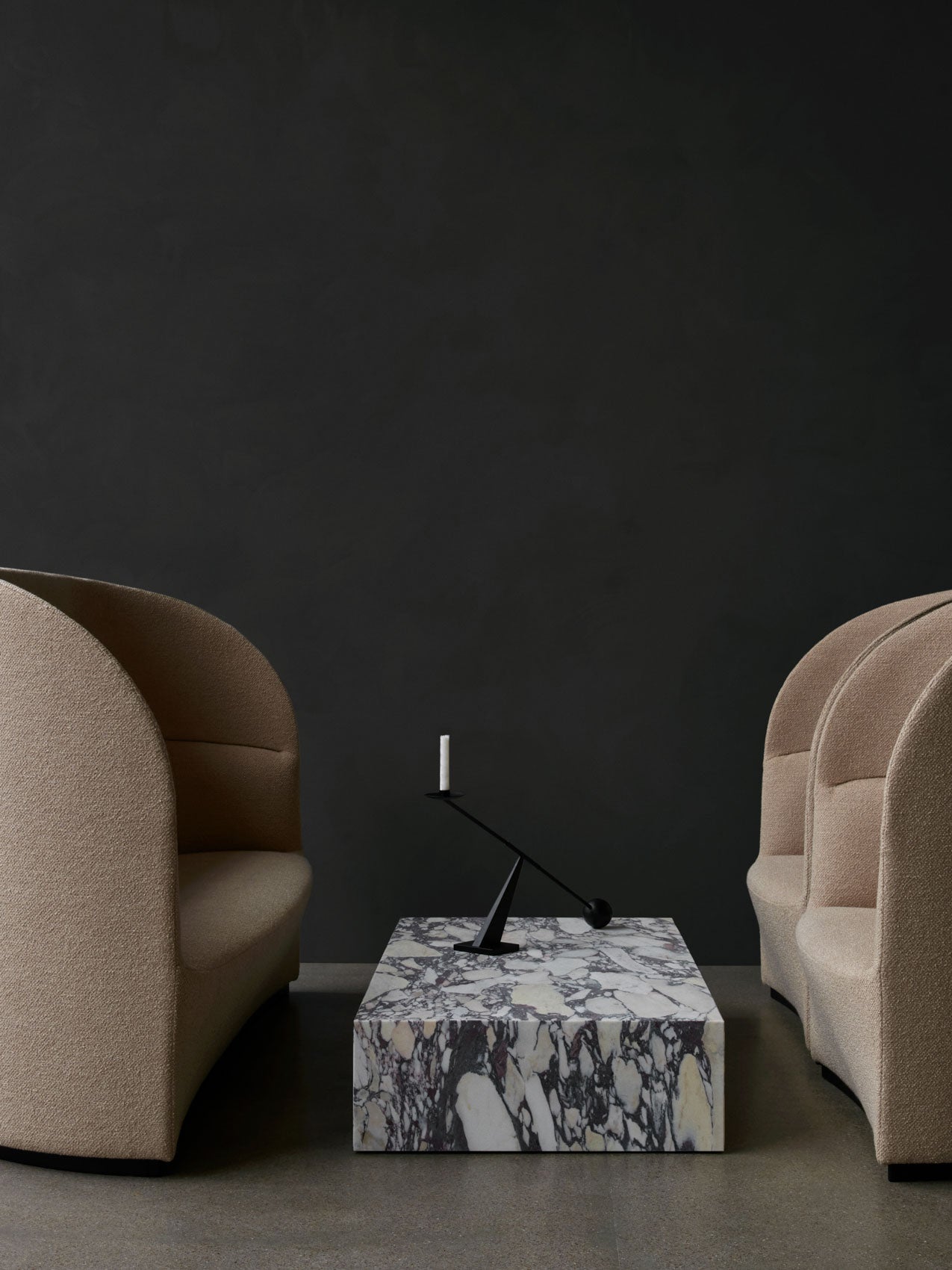 Tearoom Sofa, High Back w/US Power Outlet-Lounge Chair-MENU Design Shop