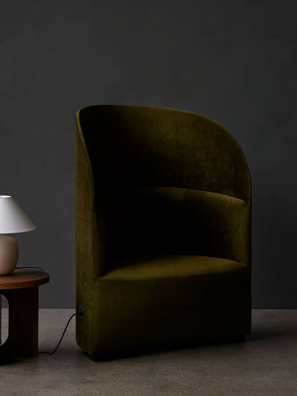 Tearoom, Lounge Chair, High Back w/US Power Outlet-Lounge Chair-MENU Design Shop