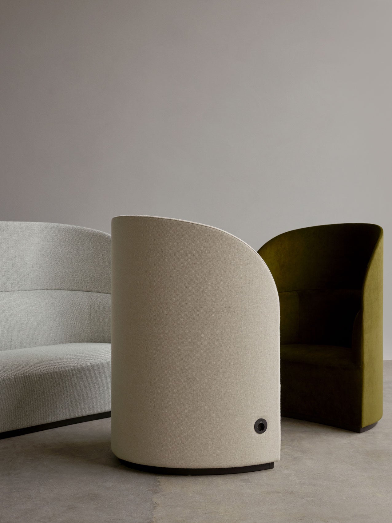 Tearoom, Lounge Chair, High Back w/US Power Outlet-Lounge Chair-MENU Design Shop