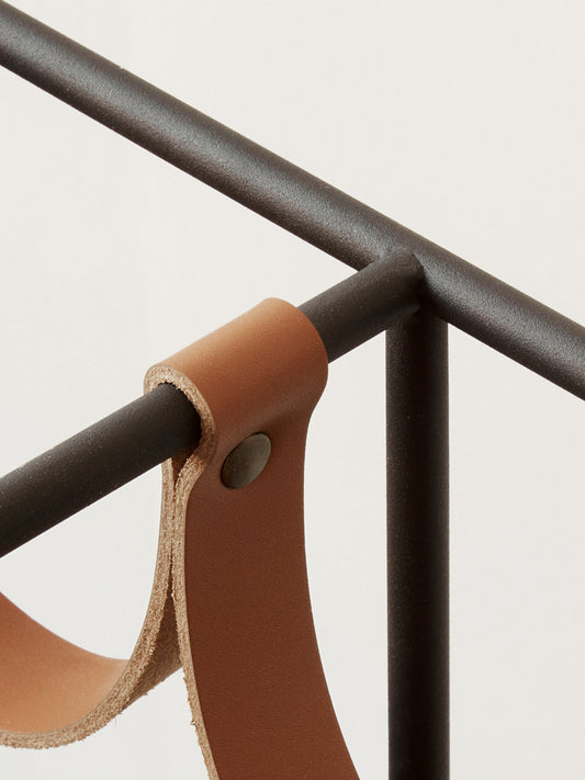 Umanoff Wine Rack-Wine Rack-Arthur Umanoff-Black Powder Coated Steel-menu-minimalist-modern-danish-design-home-decor