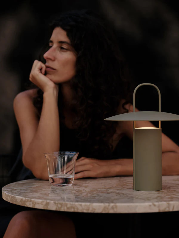 led ginger table lamp