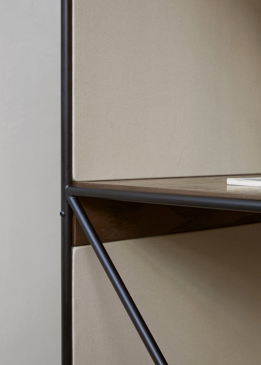 Zet Storage System, 60in, Back Panel and Magazine Shelf