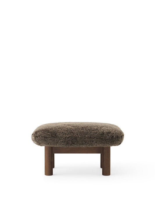 Brasilia Ottoman, Sheepskin-Ottomans-MENU Design Shop