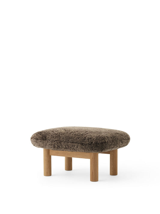 Brasilia Ottoman, Sheepskin-Ottomans-MENU Design Shop