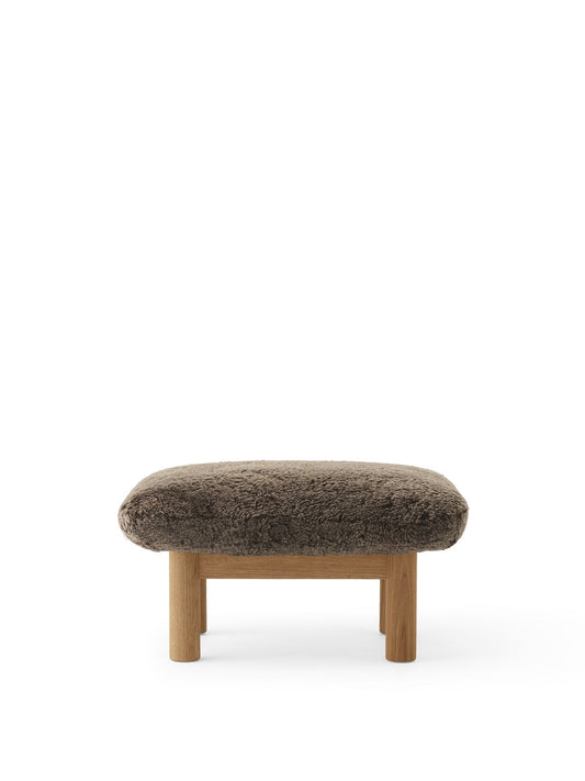 Brasilia Ottoman, Sheepskin-Ottomans-MENU Design Shop